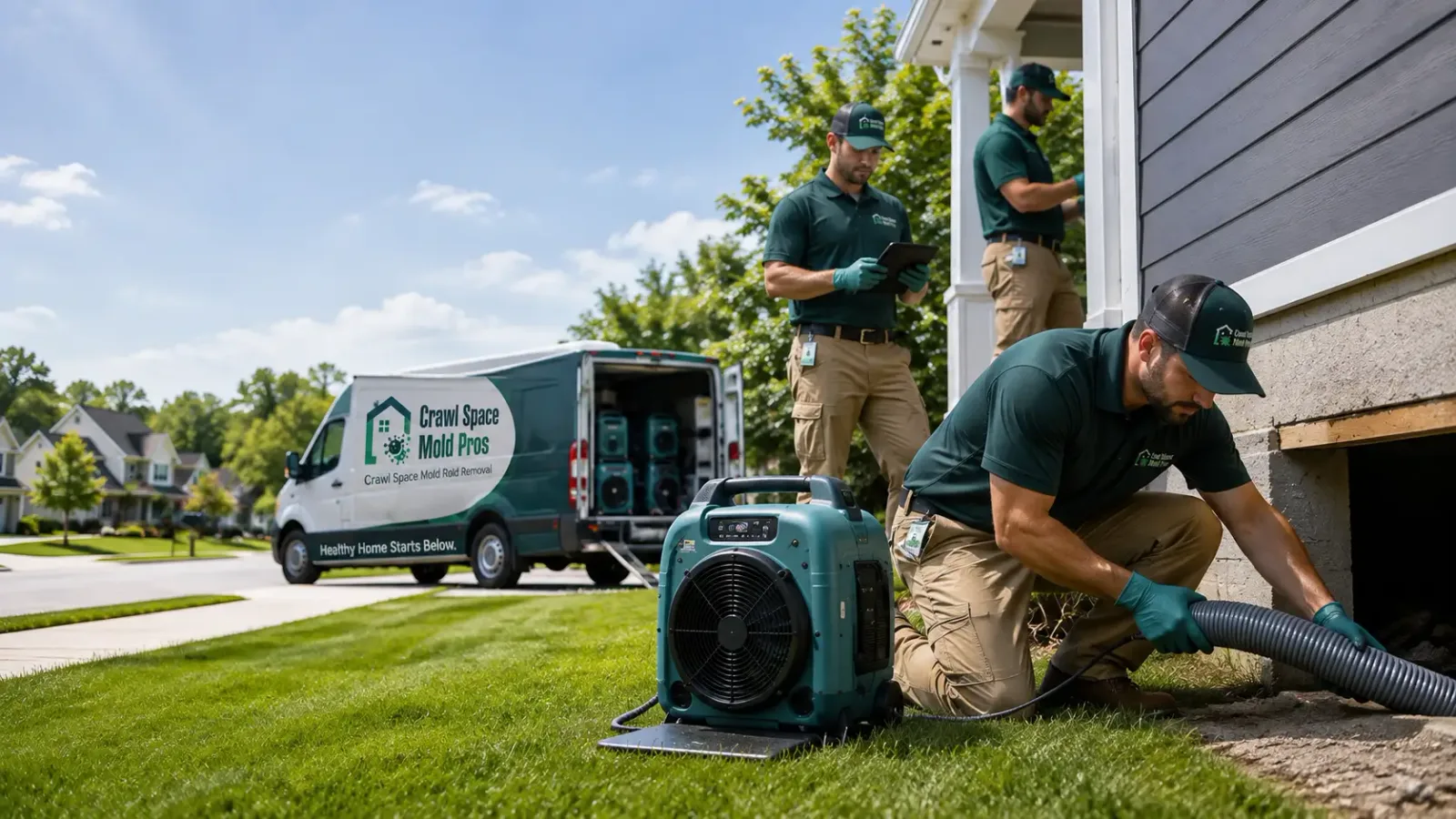 Crawl Space Mold Removal in Strausstown, PA